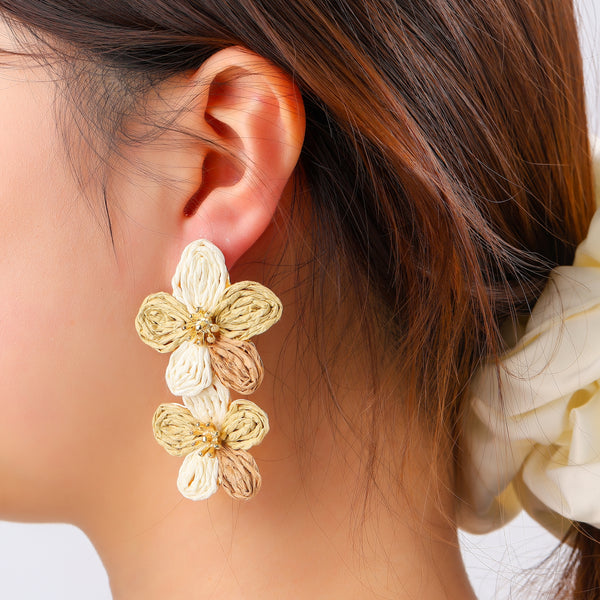 Go Dutch Label Oorknoppen Double Flower Stud