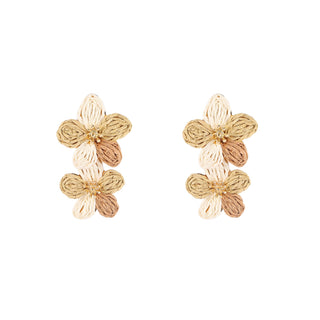 Go Dutch Label Oorknoppen Double Flower Stud