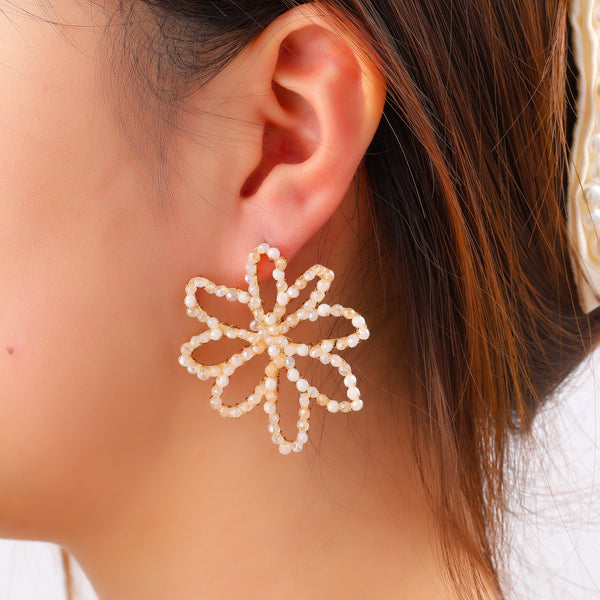 Go Dutch Label Oorknoppen Big Flower Stud