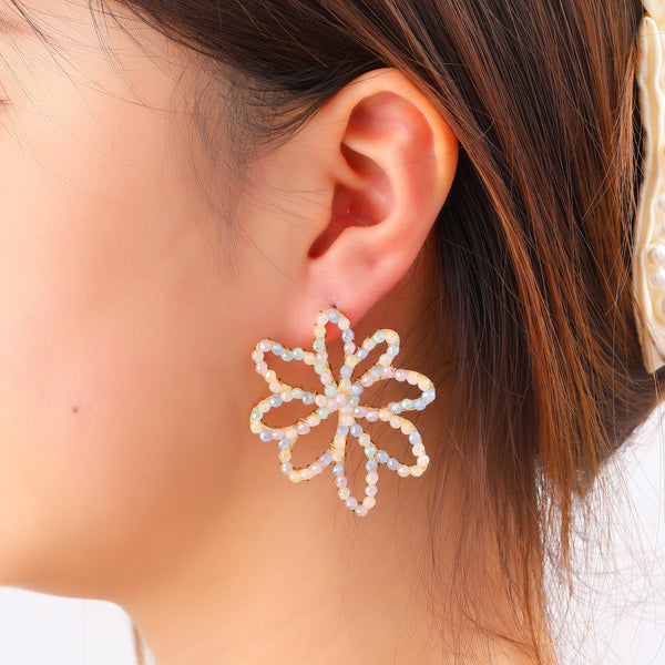 Go Dutch Label Oorknoppen Big Flower Stud