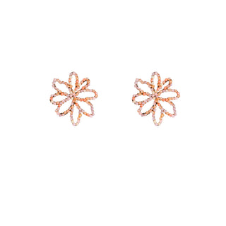 Kopen pink-taupe Go Dutch Label Oorknoppen Big Flower Stud