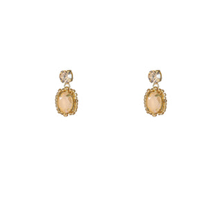 Kopen summer-champagne Go Dutch Label Oorknoppen Spring Stone Studs