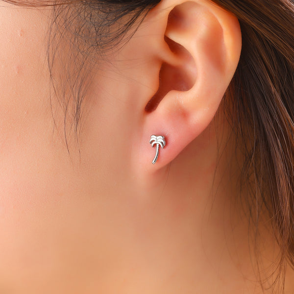 Go Dutch Label Oorknoppen Palmtree Stud