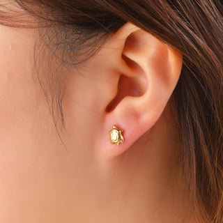 Go Dutch Label Oorknoppen Turtle Stud