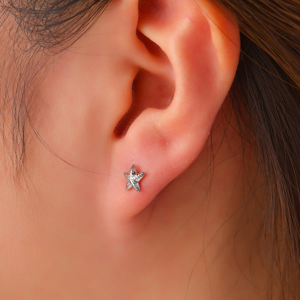 Go Dutch Label Oorknoppen Starfish Stud