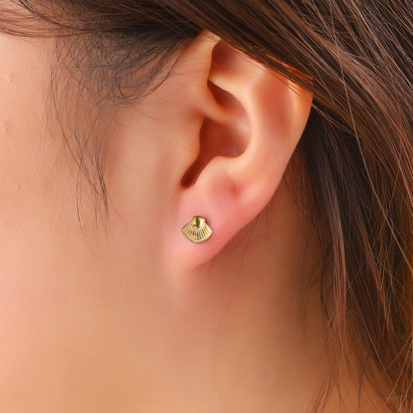 Go Dutch Label Oorknoppen Seashell Stud