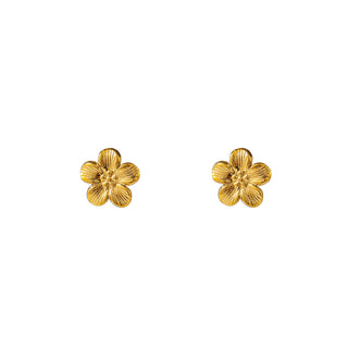 Kopen goudkleurig Go Dutch Label Oorknoppen Daisy Stud