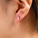Go Dutch Label Oorknoppen Triple Pearl Stud