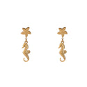Go Dutch Label Oorknoppen SeaHorse + Starfish