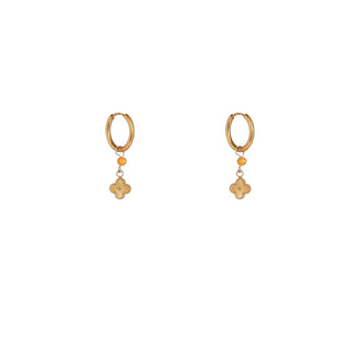 Go Dutch Label Oorhangers Subtle Clover Hoop