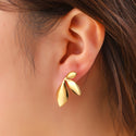 Go Dutch Label Oorknoppen Half Lily Stud