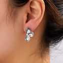 Go Dutch Label Oorknoppen Half Flower Stud