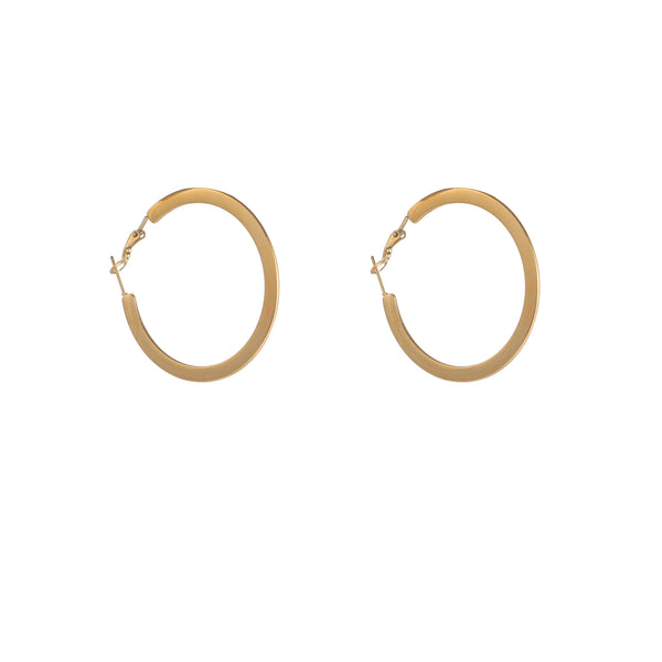 Go Dutch Label Oorringen Flat Hoop - 50mm