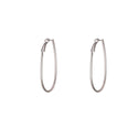 Go Dutch Label Oorringen Fine Oval Hoop - 30mm