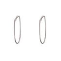 Go Dutch Label Oorringen Fine Oval Hoop - 50mm