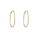 Go Dutch Label Oorringen Fine Oval Hoop - 70mm