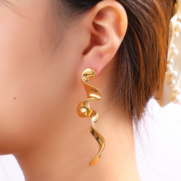 Go Dutch Label Oorknoppen Big Ribbon Stud