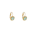 Go Dutch Label Oorhangers Small Square Stone