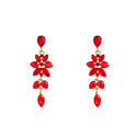 Go Dutch Label Oorhangers Long Snowflake Dangle - Goudkleurig