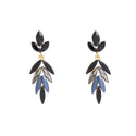 Go Dutch Label Oorhangers Flow Stone Drop -Goudkleurig