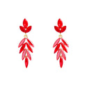 Go Dutch Label Oorhangers Flow Stone Drop -Goudkleurig