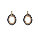 Go Dutch Label Oorhangers Open Oval Dangle - Goudkleurig