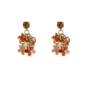 Go Dutch Label Oorhangers Flowers Stud - Goudkleurig