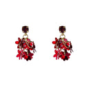 Go Dutch Label Oorhangers Flowers Stud - Goudkleurig