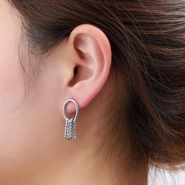 Go Dutch Label Oorknoppen 3 Ovals Stud