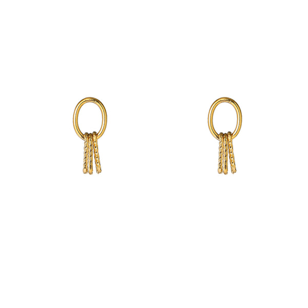 Go Dutch Label Oorknoppen 3 Ovals Stud