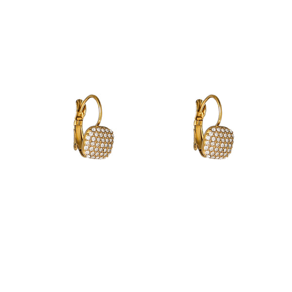 Go Dutch Label Oorhangers Square Sparkle