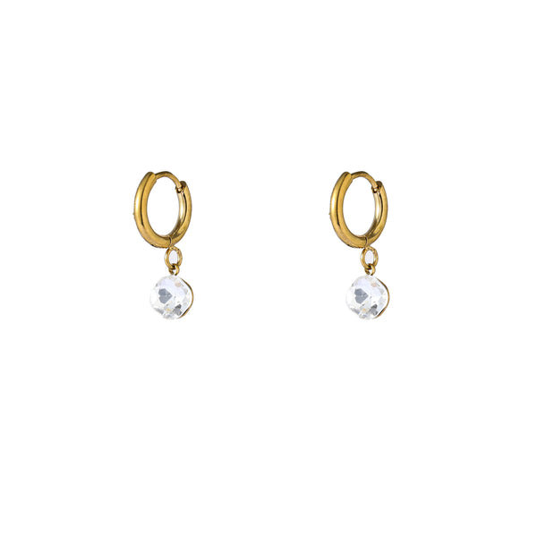 Go Dutch Label Oorhangers Small Sparkle Hoop