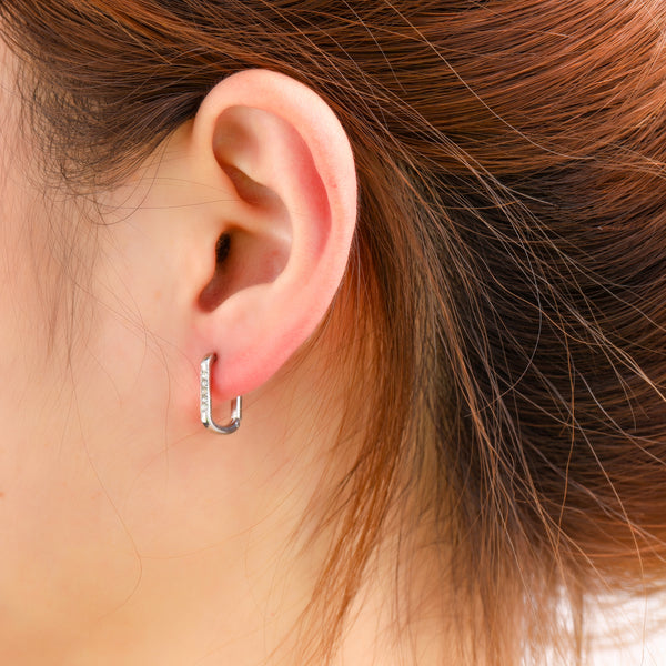 Go Dutch Label Oorringen Fine Stones Hoop