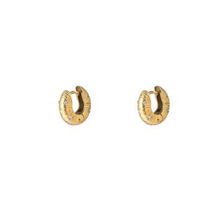 Go Dutch Label Oorringen Bold Sparkle Hoop