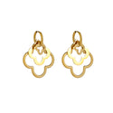 Go Dutch Label Oorhangers Clover in Clover Hoop