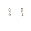 Go Dutch Label Oorhangers Pearl + Heart Hoop