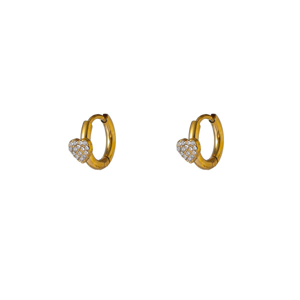 Go Dutch Label Oorringen Sparkle Clover Hoop