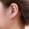 Go Dutch Label Oorringen Sparkle Heart Hoop