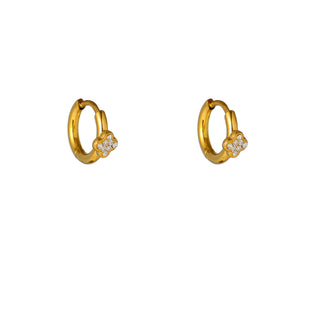 Go Dutch Label Oorringen Sparkle Heart Hoop