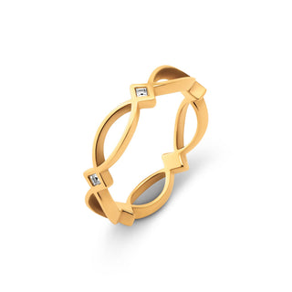 Kaufen gold Melano Friends Mia CZ-Ring (50–60 mm)