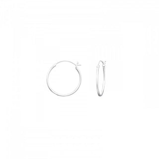 Bijoutheek Plain Hoop Earrings (8-10mm)