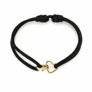 Koop zwart Michelle Bijoux Bracelet 2 Hearts One Size Gold