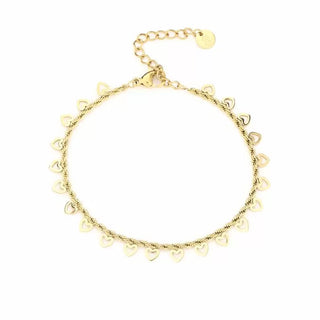 Michelle Bijoux Bracelet (jewelry) Twisted Open Hearts