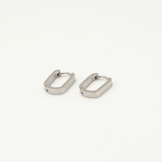 Bijoutheek Oorringen Ovaal Hoekig Klein