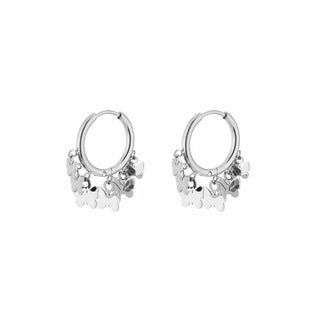 Koop silver Michelle Bijoux Earrings butterflies