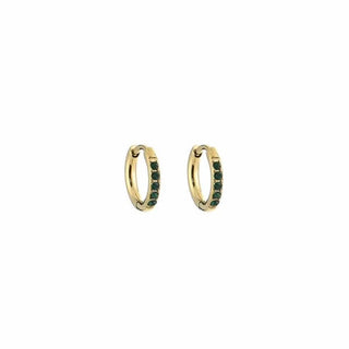 Bijoutheek Earrings Zirconia Stones gold