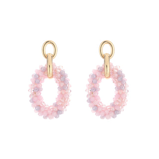 Koop pink Bijoutheek Ear studs beads hoop