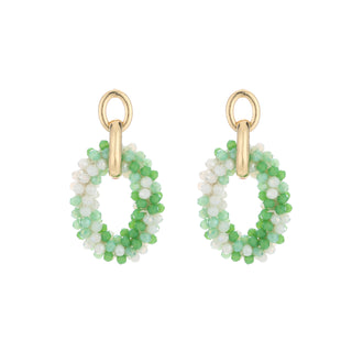 Koop green Bijoutheek Ear studs beads hoop