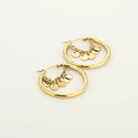 Michelle Bijoux Earrings Necklace Discs