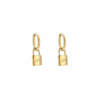 Michelle Bijoux Earrings lock love